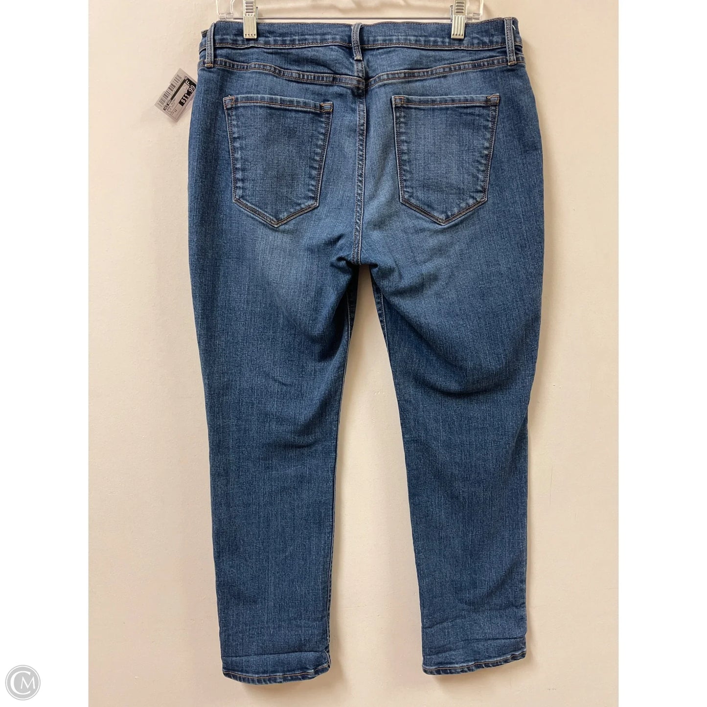 Jeans Skinny By Old Navy In Blue Denim, Size: 12