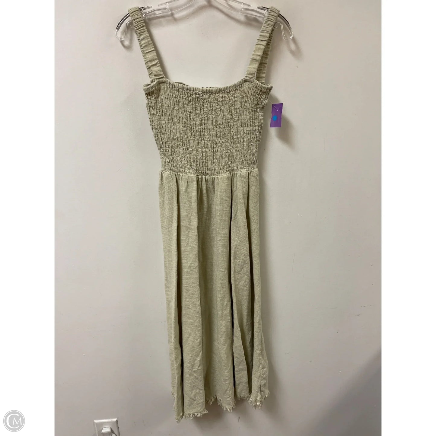 Dress Casual Maxi By Zara In Cream, Size: M