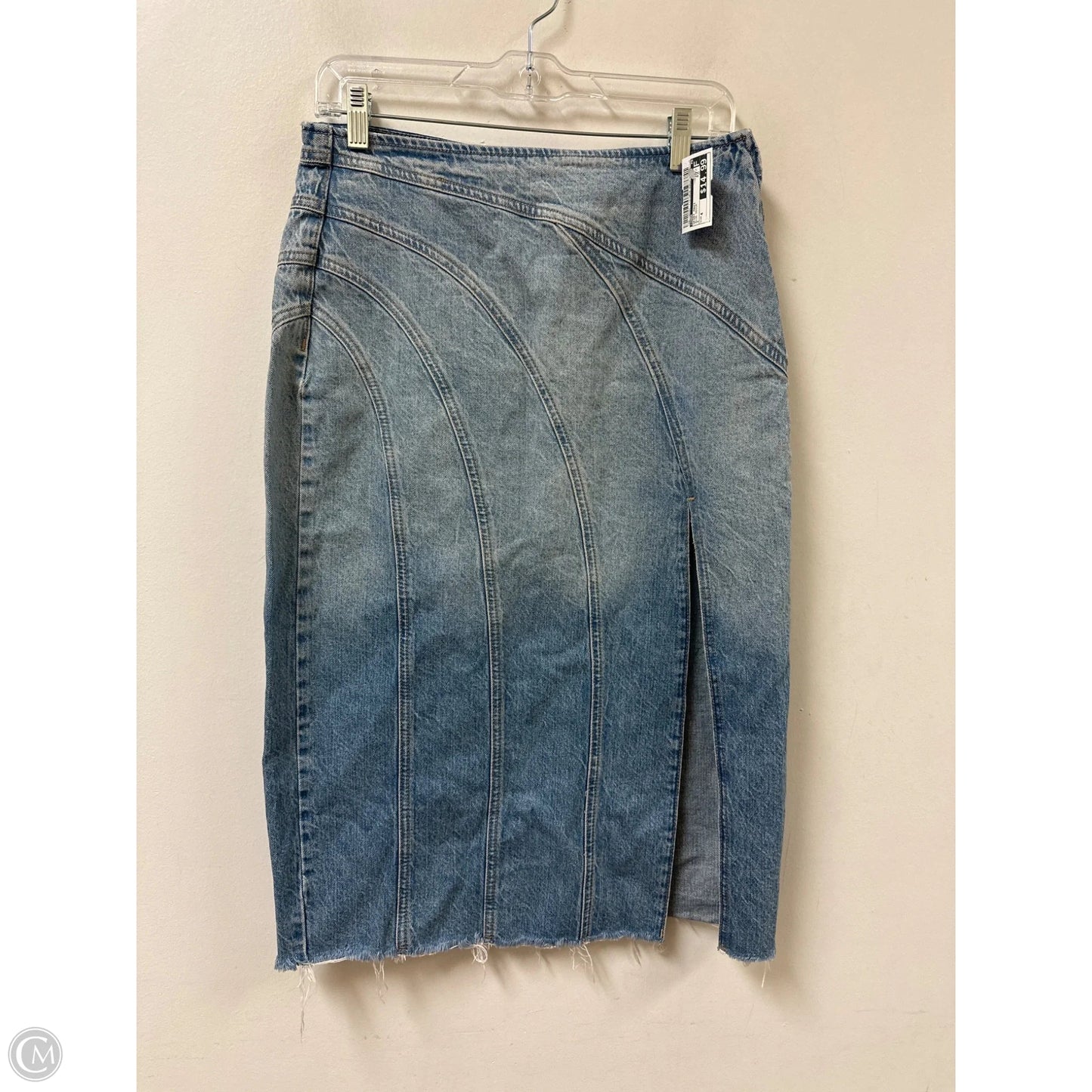 Skirt Maxi By Zara In Blue Denim, Size: 4