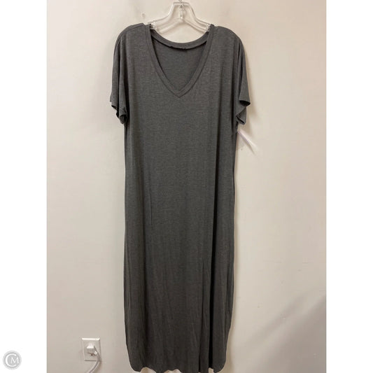 Dress Casual Maxi By Clothes Mentor In Grey, Size: Xl