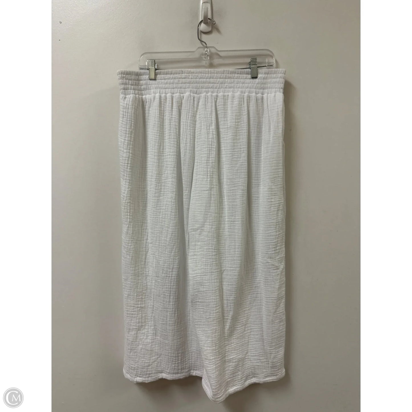 Pants Wide Leg By Jm Collections In White, Size: 12