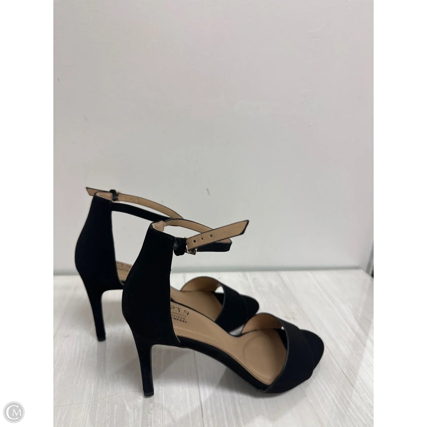 Sandals Heels Stiletto By Apt 9 In Black, Size: 10