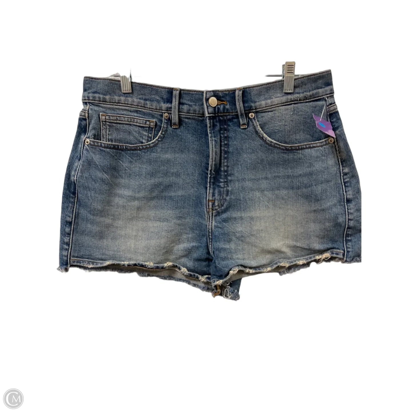Shorts By Good American In Blue Denim, Size: 10