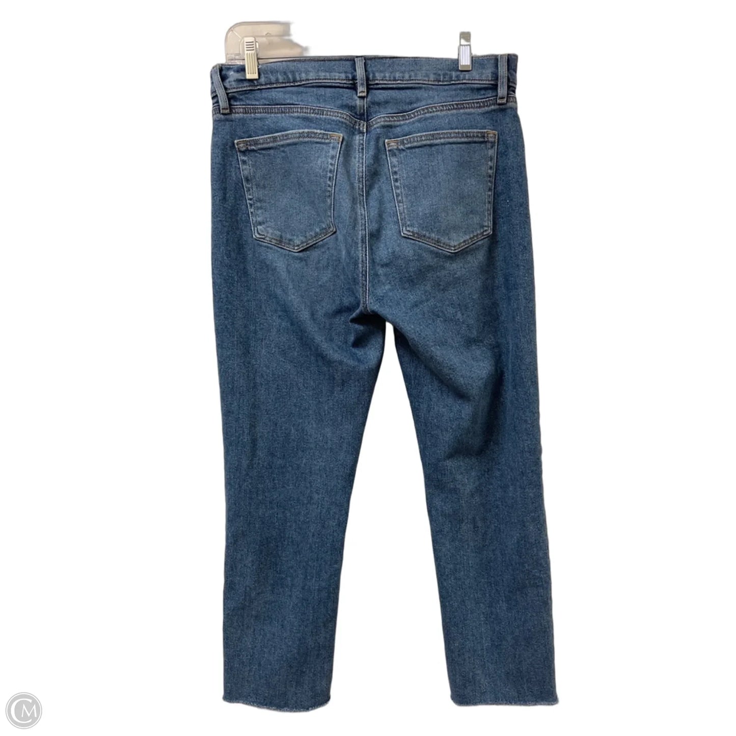 Jeans Straight By Loft In Blue Denim, Size: 8