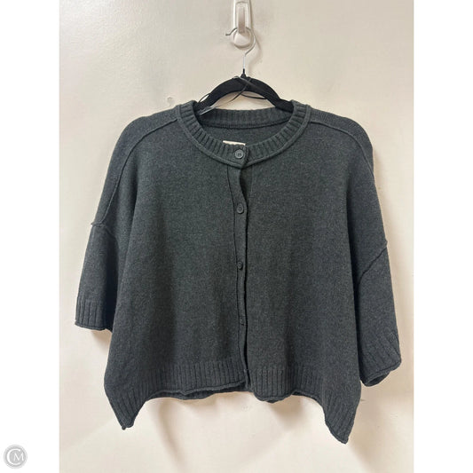Sweater Short Sleeve By Pilcro In Grey, Size: S