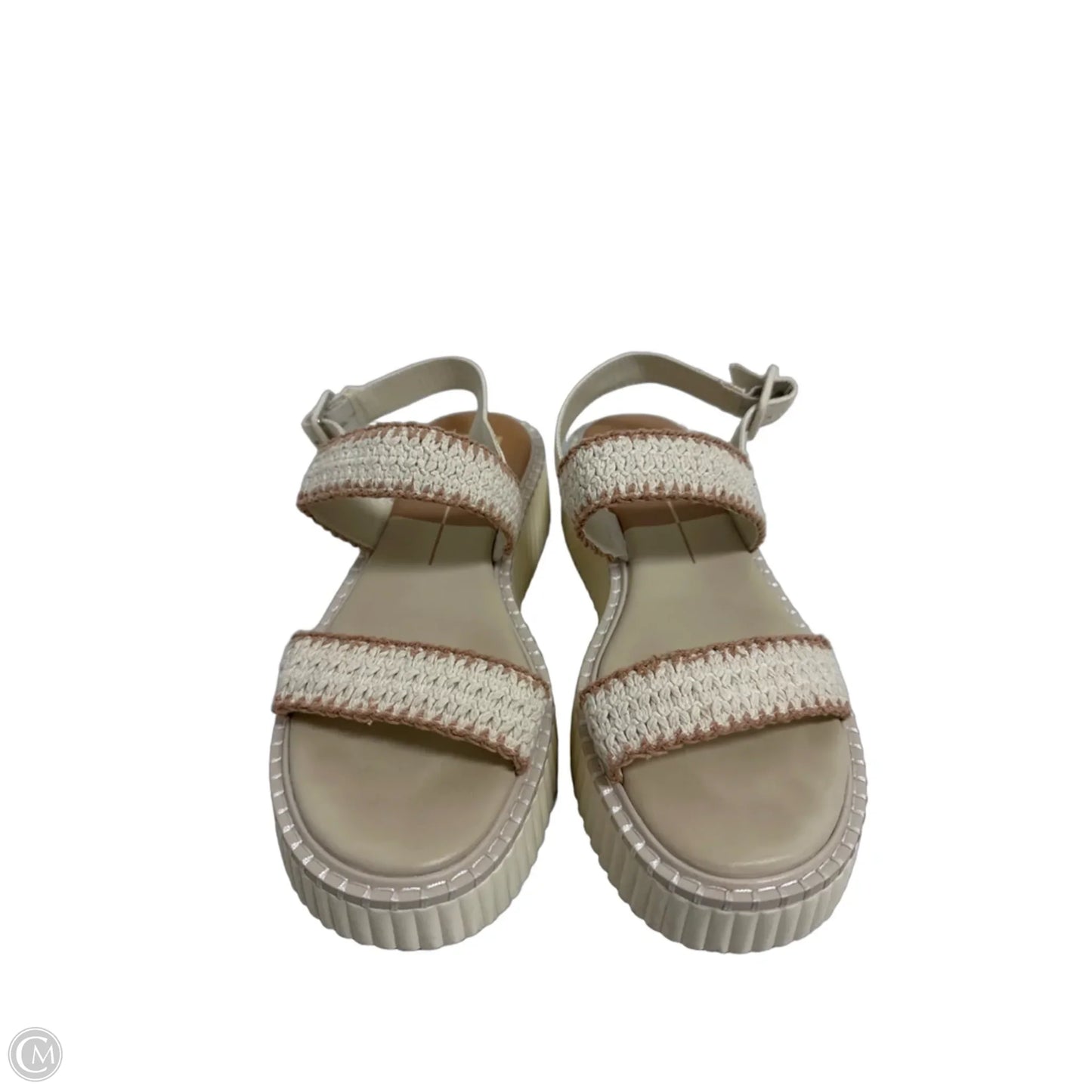 Sandals Heels Platform By Dolce Vita In Cream, Size: 10
