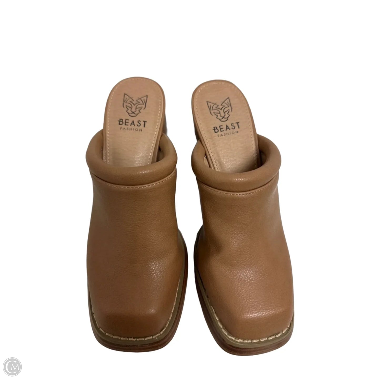 Shoes Heels Block By Clothes Mentor In Brown, Size: 6