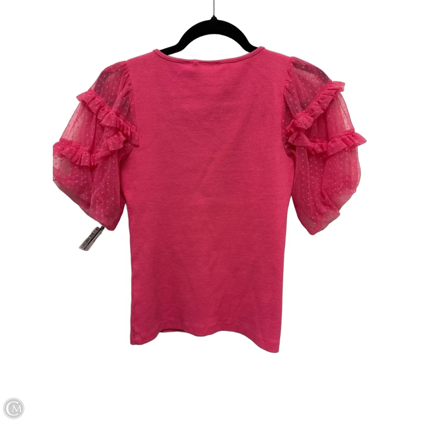 Top Short Sleeve By Maeve In Pink, Size: S