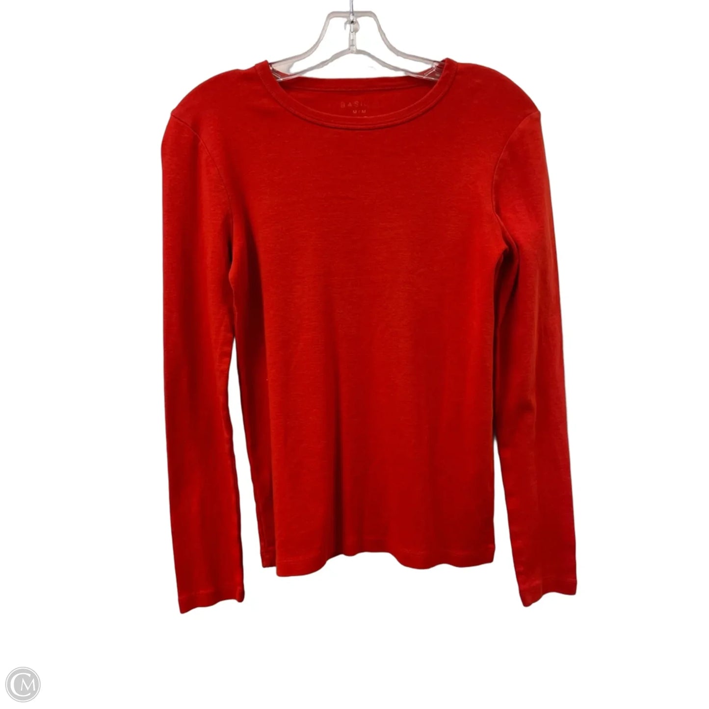 Top Long Sleeve By Joe Fresh In Red, Size: M