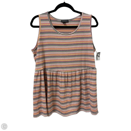 Top Sleeveless By Lane Bryant In Multi-colored, Size: L