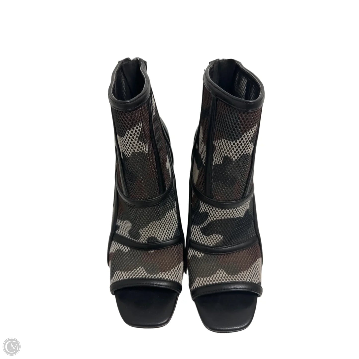 Sandals Heels Stiletto By Jessica Simpson In Camouflage Print, Size: 6