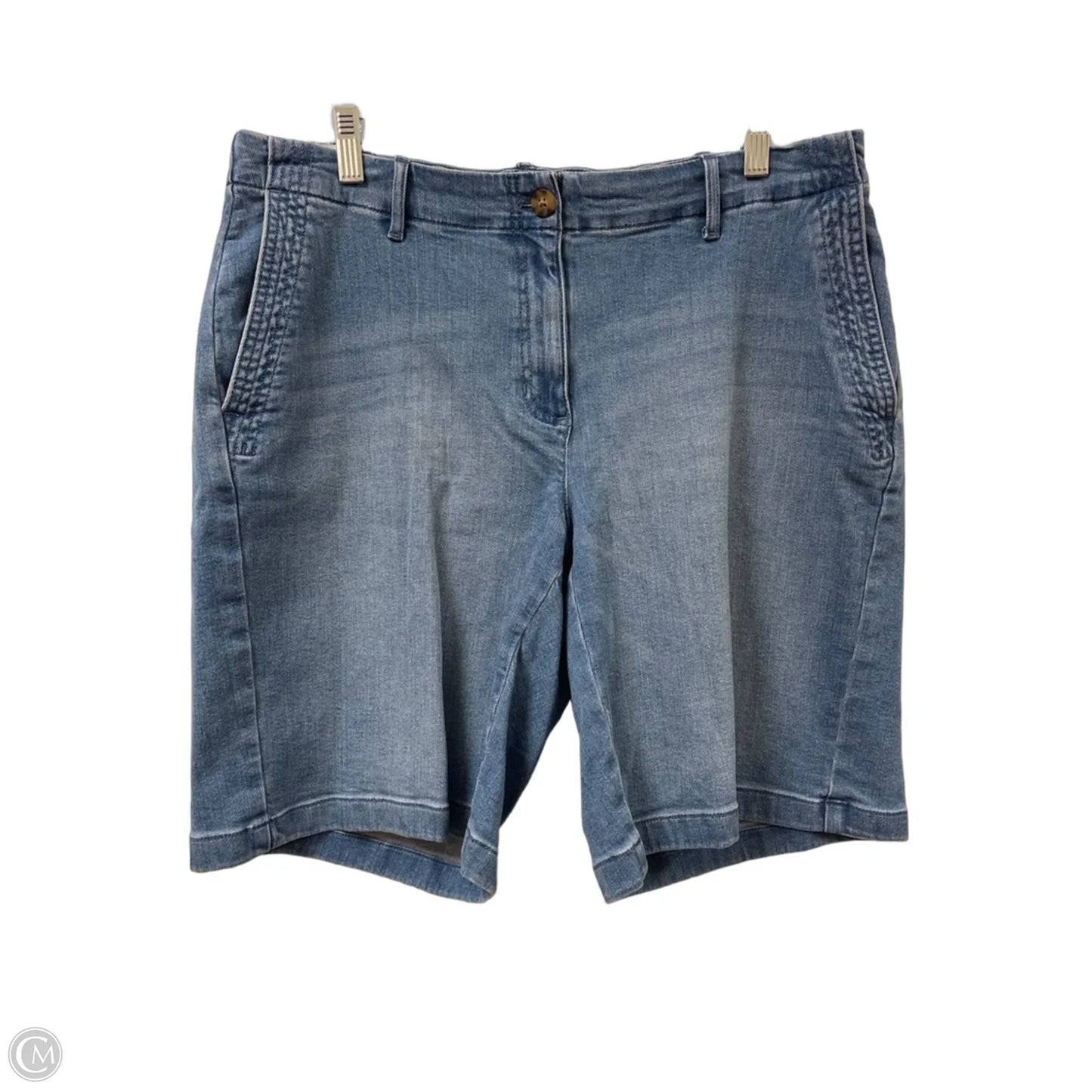Shorts By J. Jill In Blue Denim, Size: 16