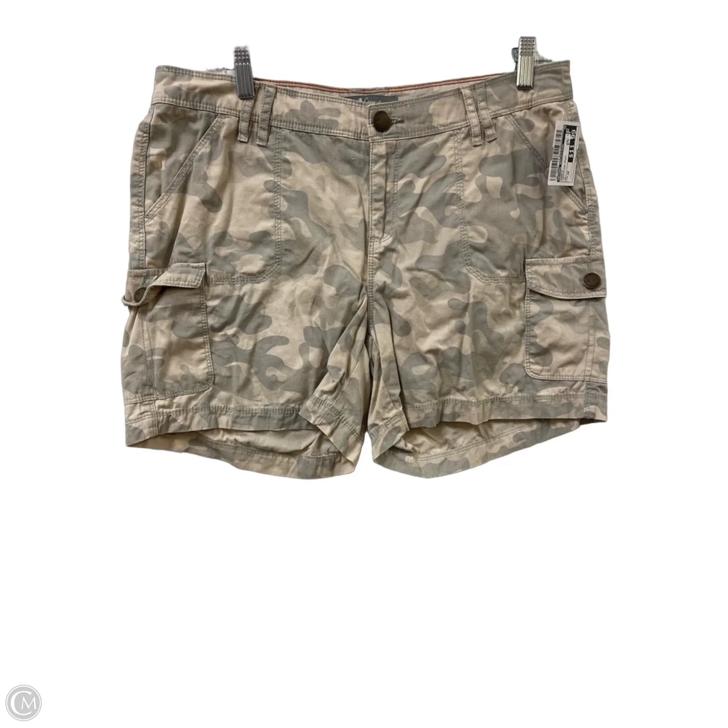 Shorts By Natural Reflections In Camouflage Print, Size: 10