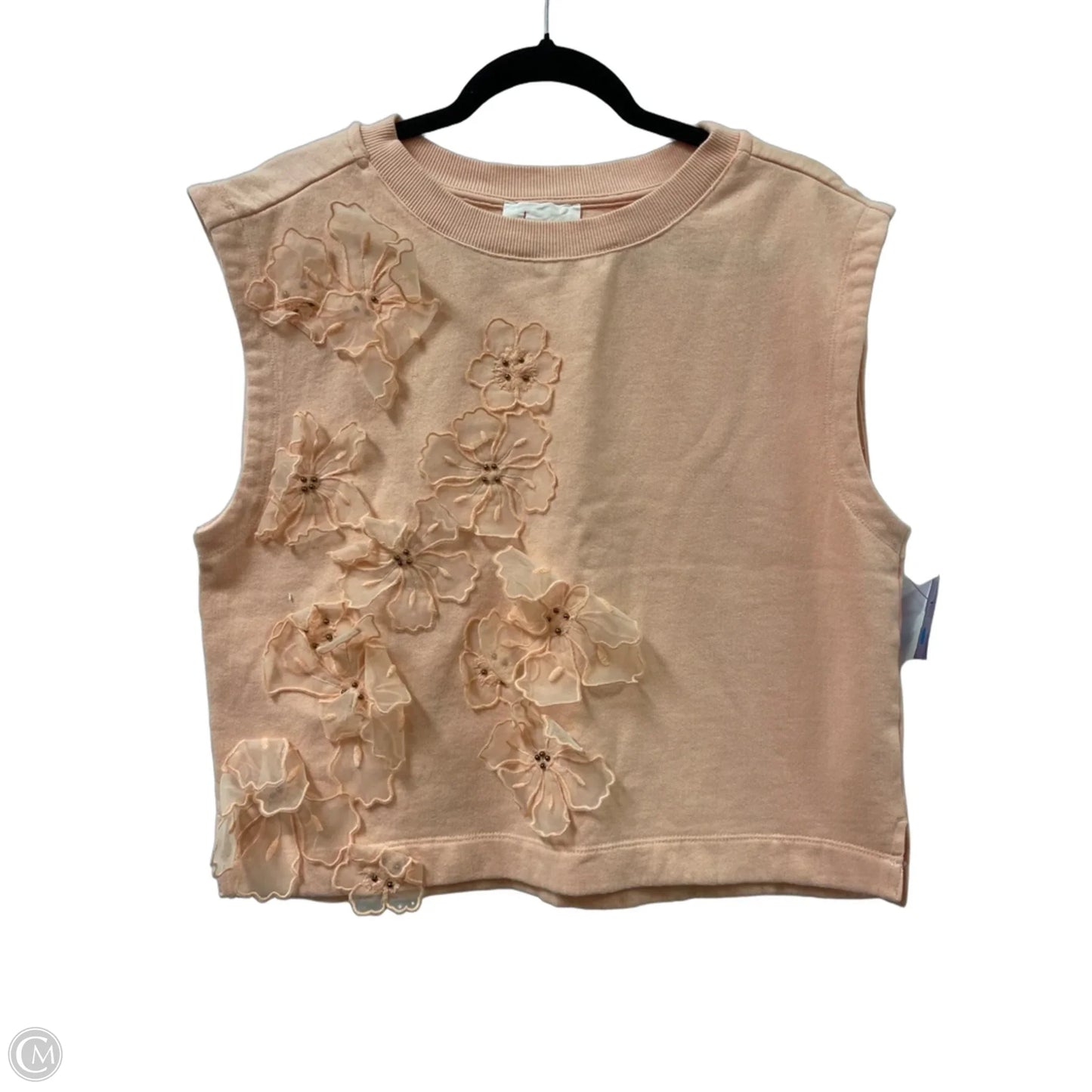 Top Sleeveless By Anthropologie In Pink, Size: S