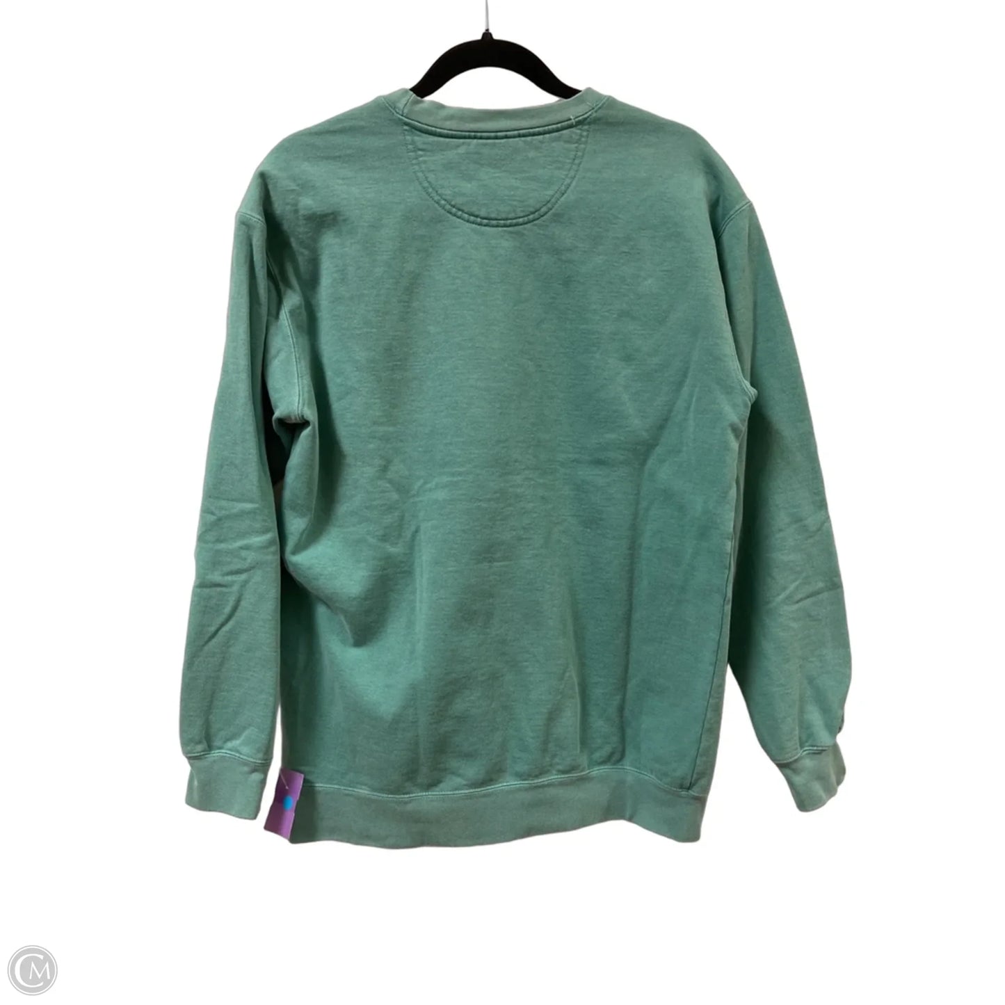Sweatshirt Crewneck By Comfort Colors In Teal, Size: M