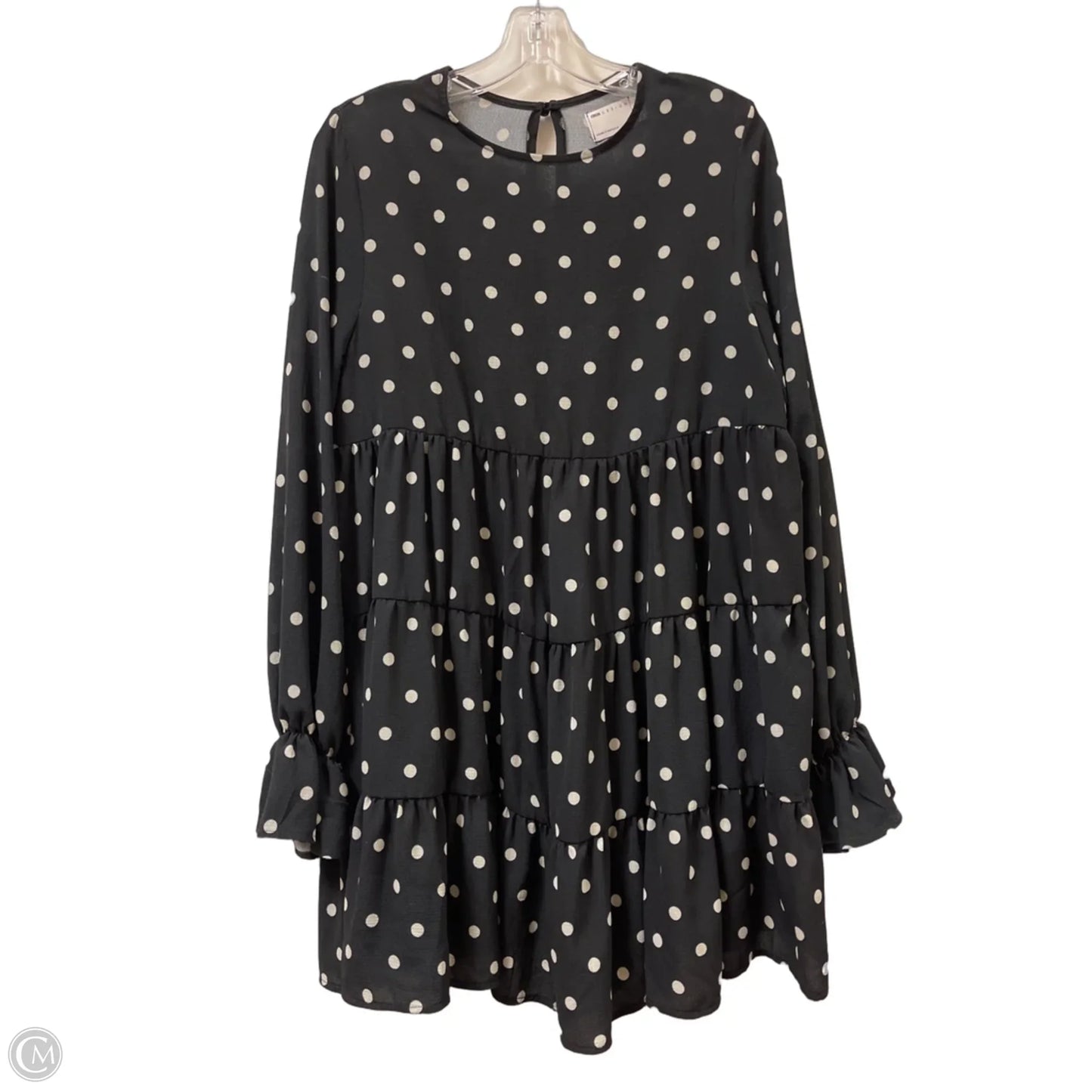 Dress Casual Short By Asos In Polkadot Pattern, Size: M