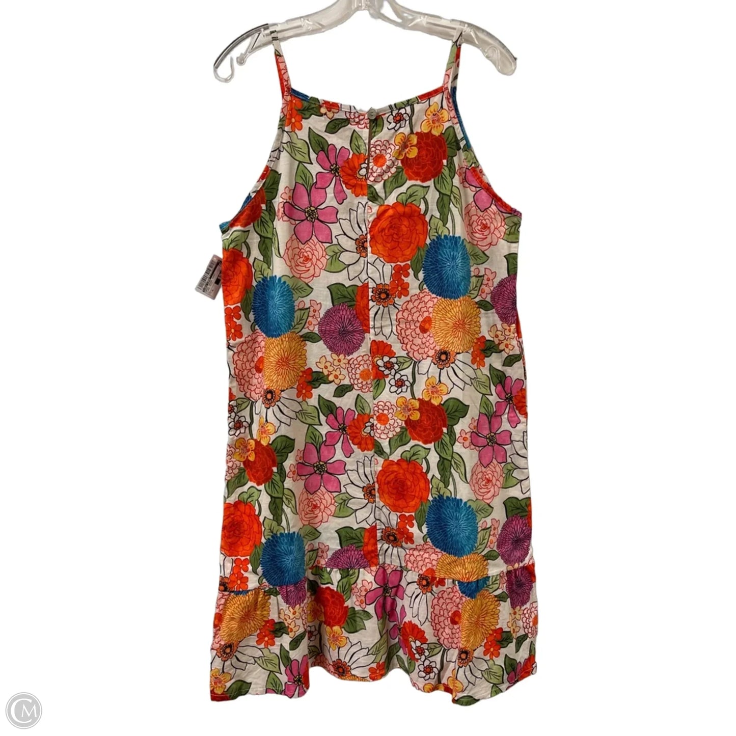 Dress Casual Short By Lungo Larno In Floral Print, Size: Xl