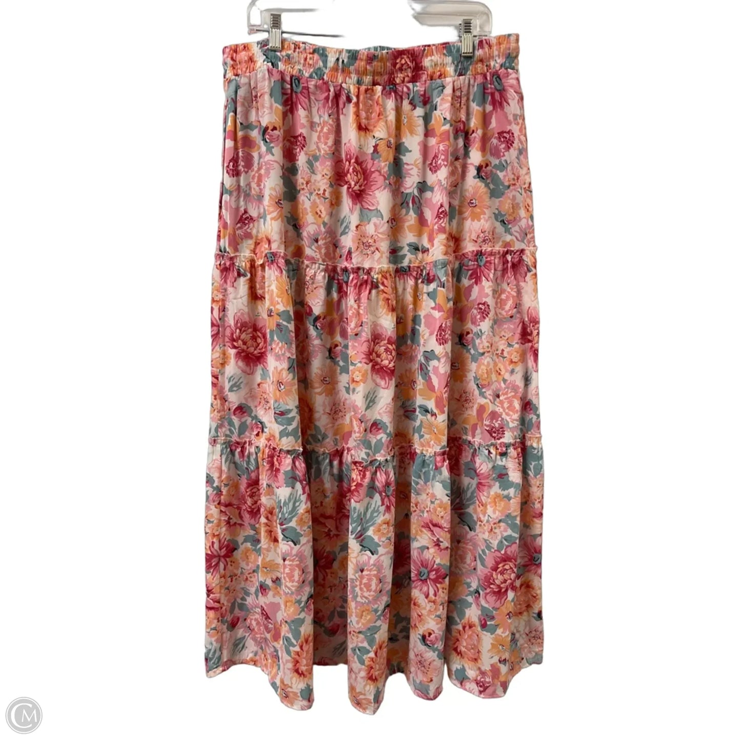 Skirt Maxi By Clothes Mentor In Floral Print, Size: 20