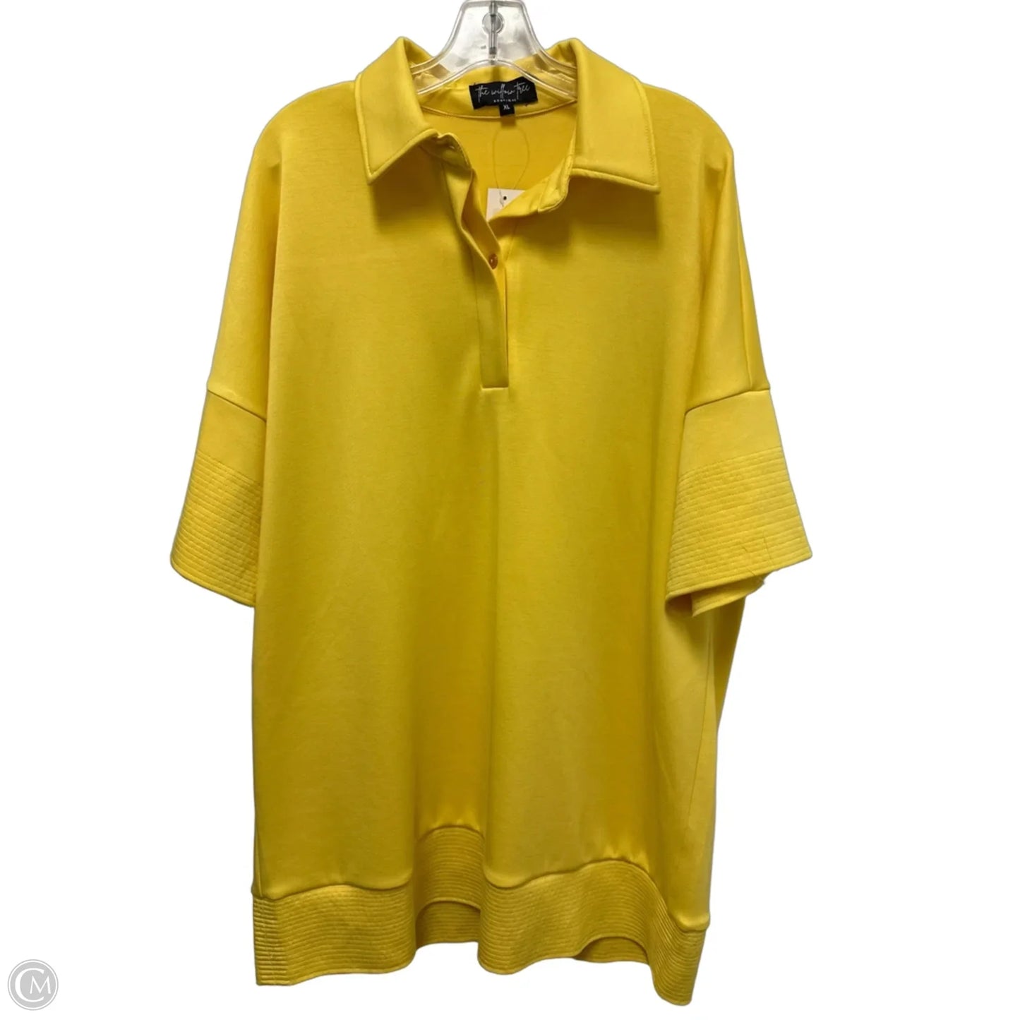 Dress Casual Short By Clothes Mentor In Yellow, Size: Xl