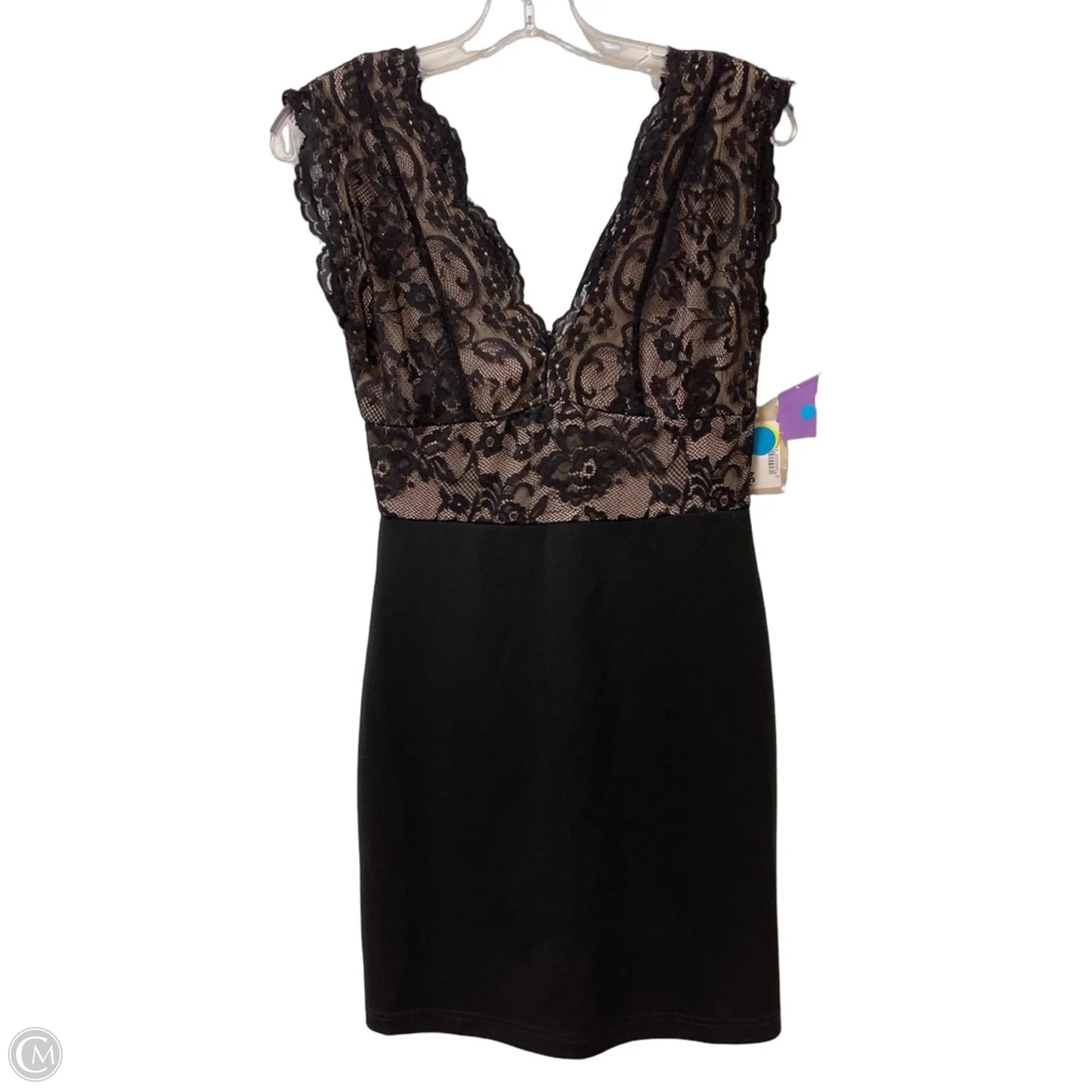 Dress Casual Short By Clothes Mentor In Black & Cream, Size: S