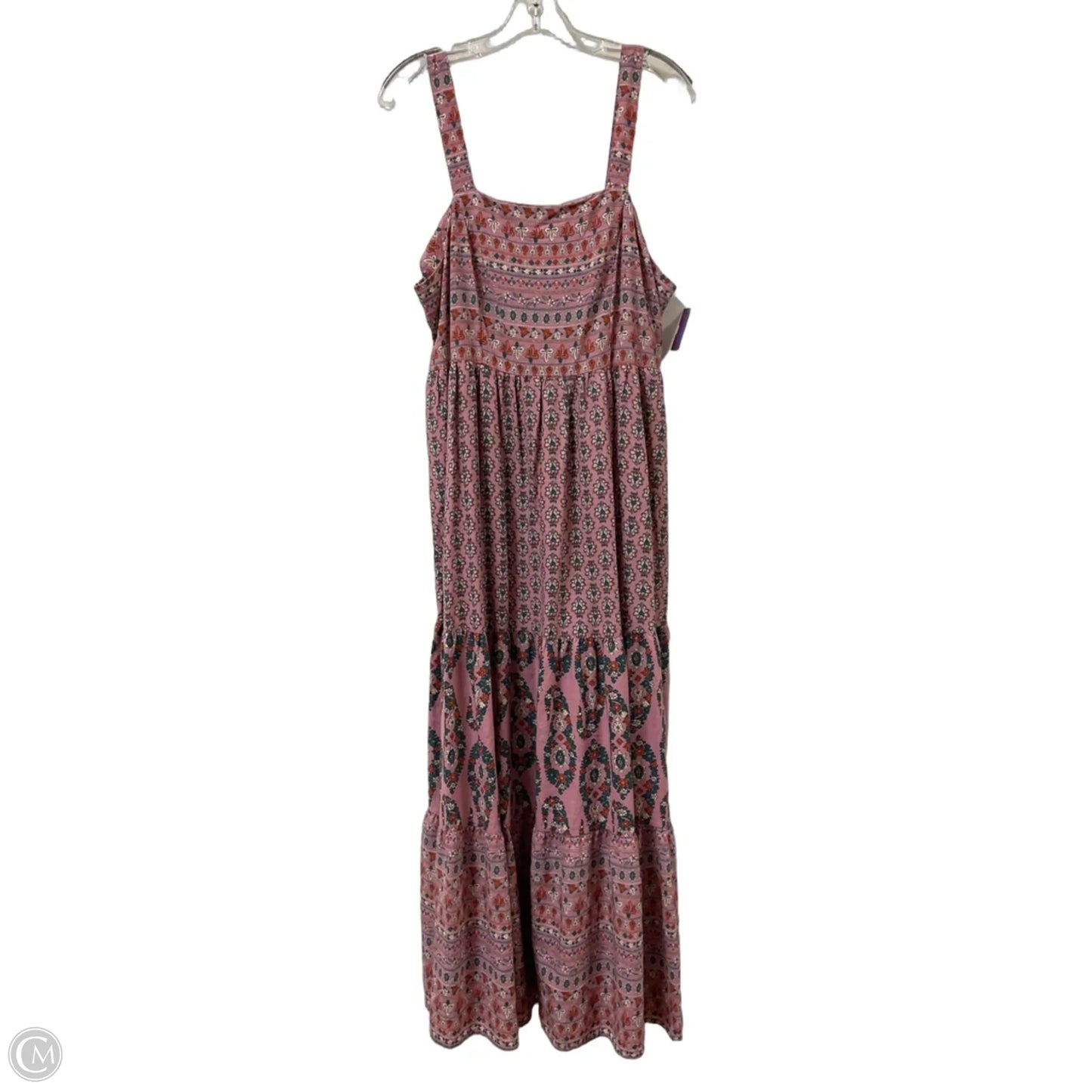 Dress Casual Maxi By Knox Rose In Floral Print, Size: L