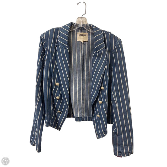 Blazer By L Agence In Striped Pattern, Size: Xl