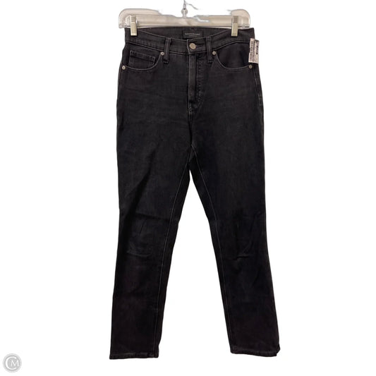 Jeans Straight By Banana Republic In Grey Denim, Size: 2