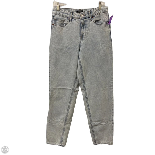 Jeans Straight By Express In Blue Denim, Size: 2