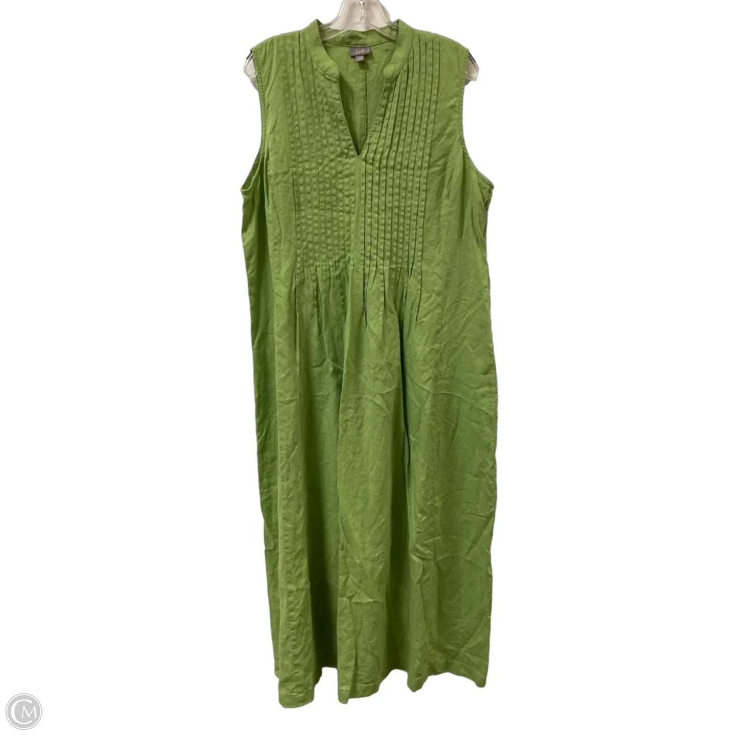 Dress Casual Maxi By J. Jill In Green, Size: Xl