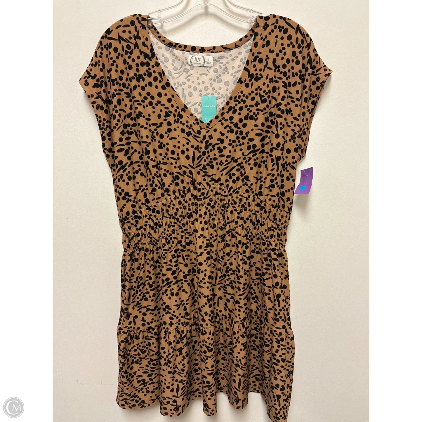 Dress Casual Short By Maurices In Animal Print, Size: L