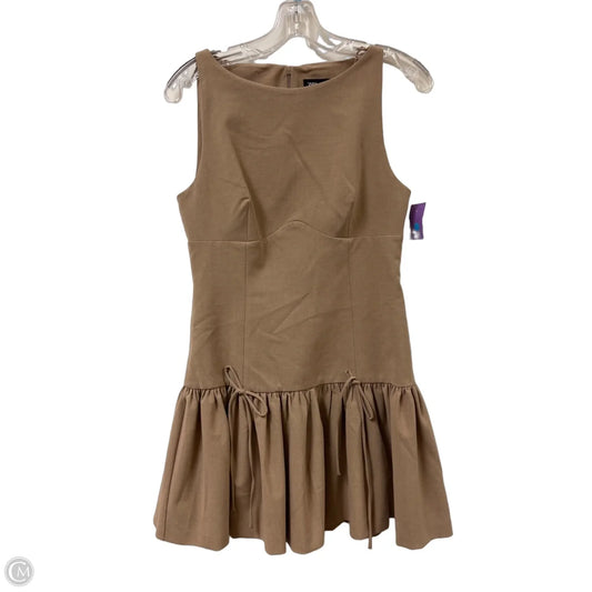 Dress Casual Short By Zara In Brown, Size: M