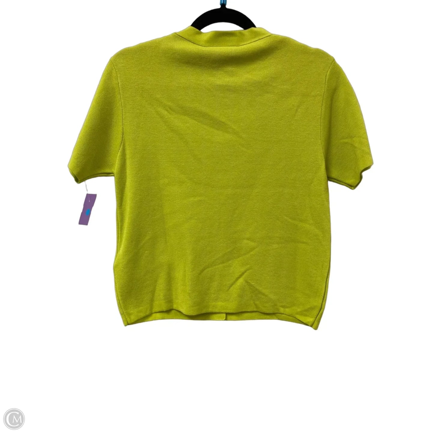 Sweater Short Sleeve By Zara In Green, Size: M