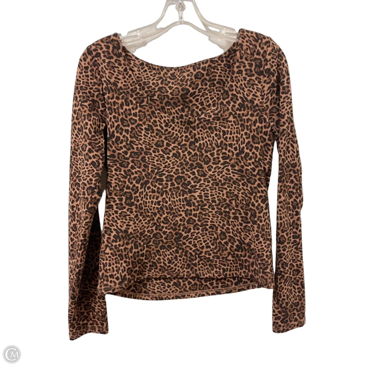 Top Long Sleeve By Gap In Animal Print, Size: M