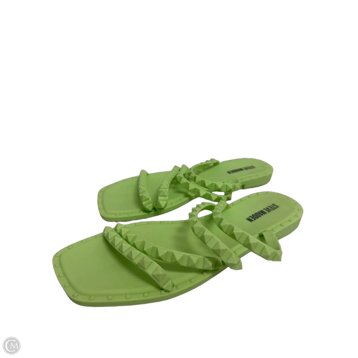 Sandals Flats By Steve Madden In Green, Size: 8