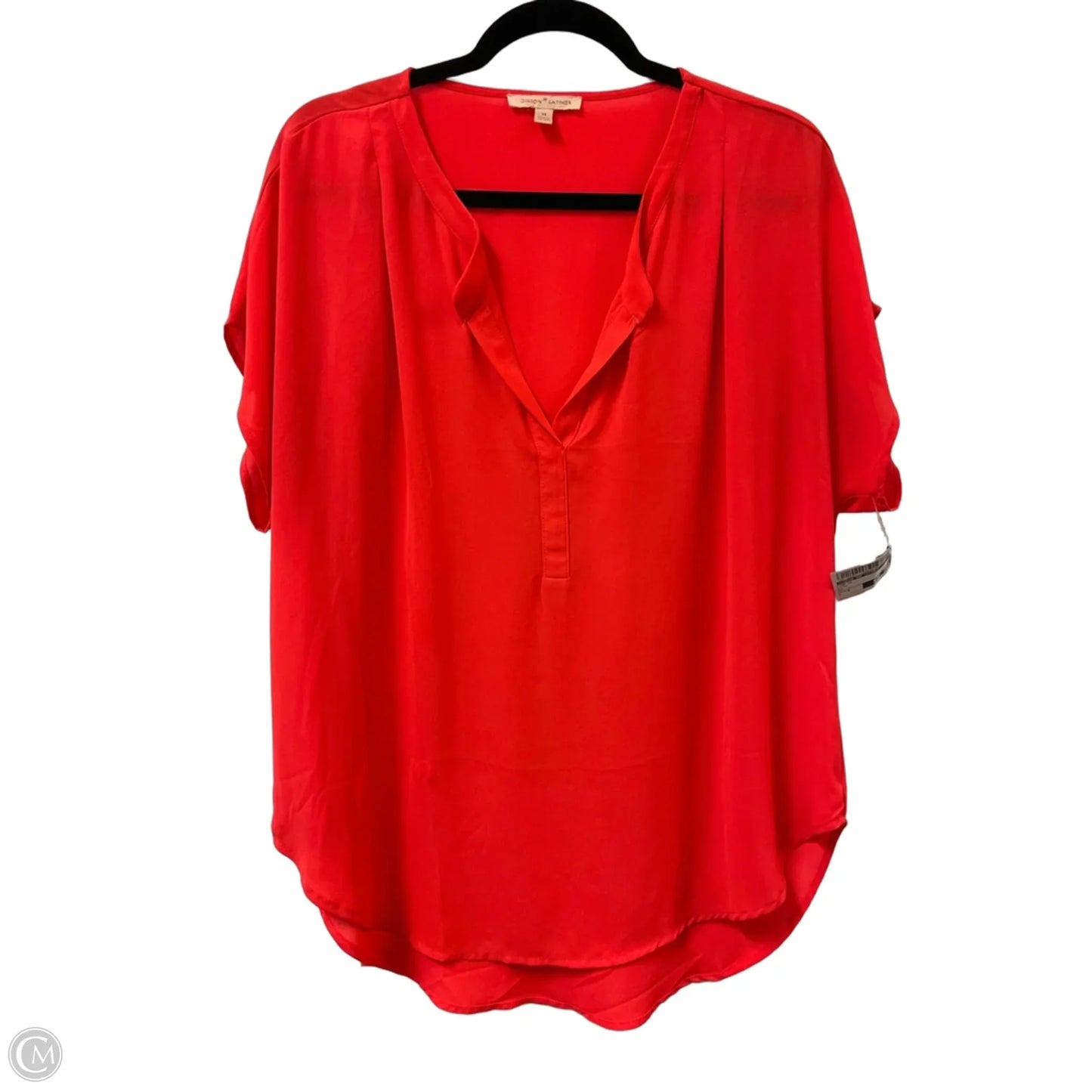 Top Short Sleeve By Gibson And Latimer In Pink, Size: M
