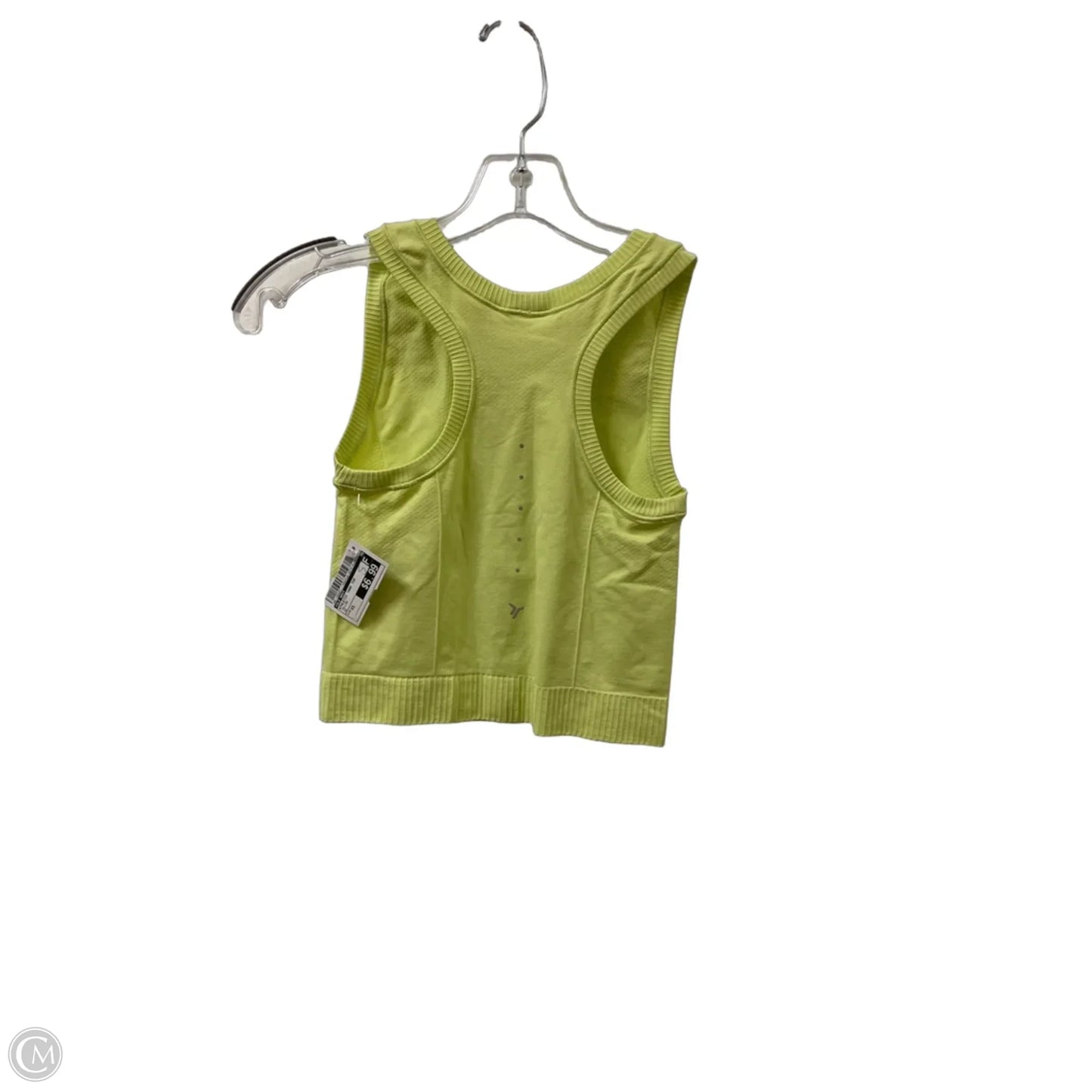 Athletic Tank Top By Old Navy In Yellow, Size: Xs