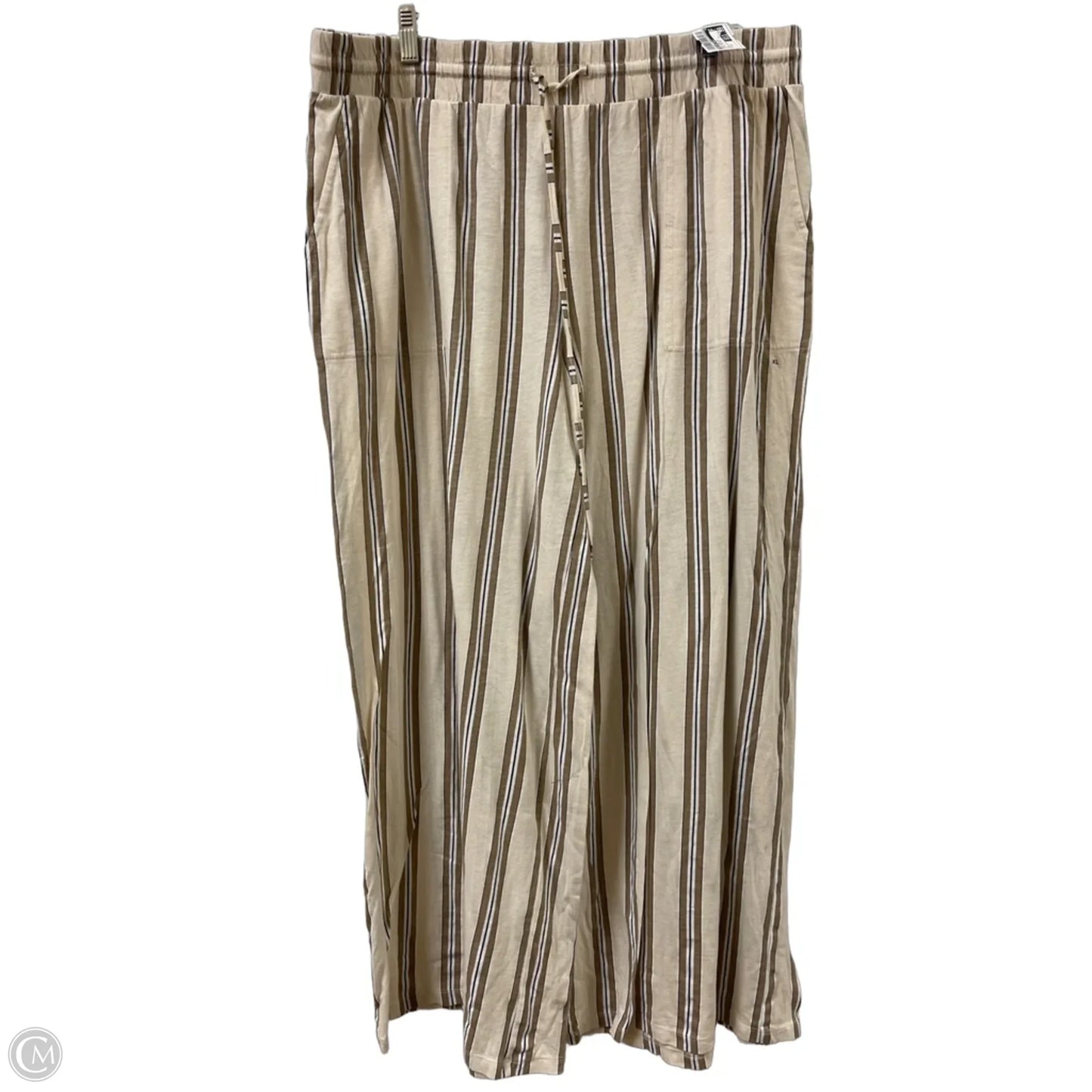 Pants Wide Leg By American Eagle In Striped Pattern, Size: 16