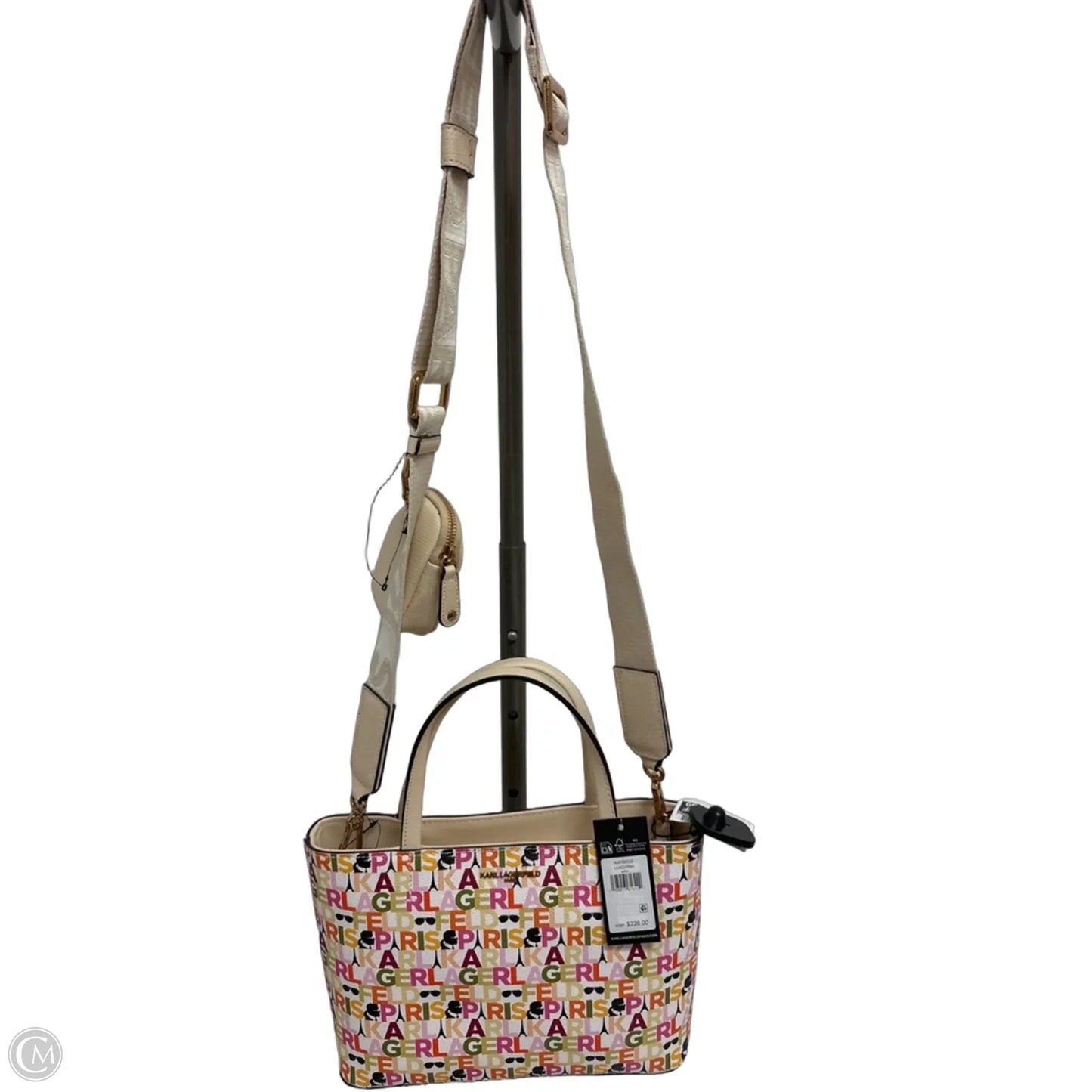 Handbag Designer By Karl Lagerfeld, Size: Small