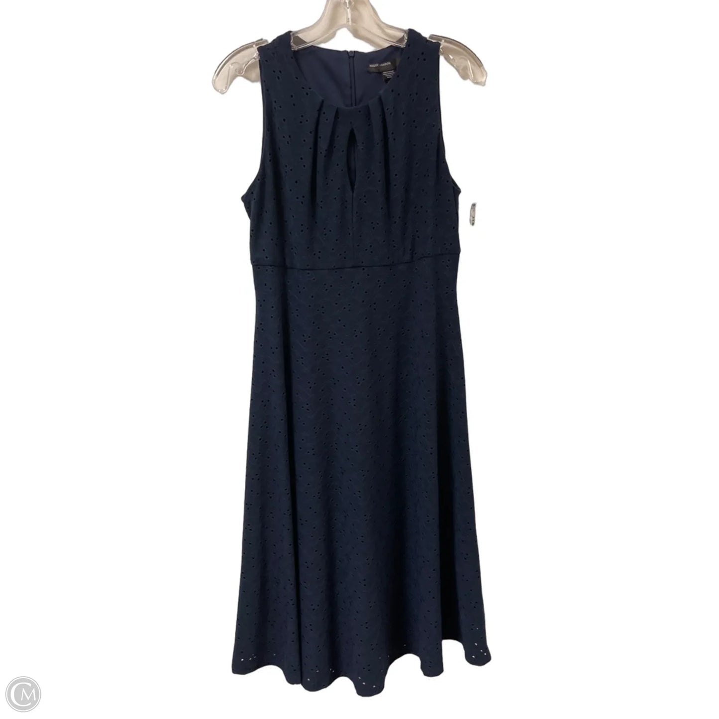Dress Casual Midi By Maggy London In Navy, Size: S