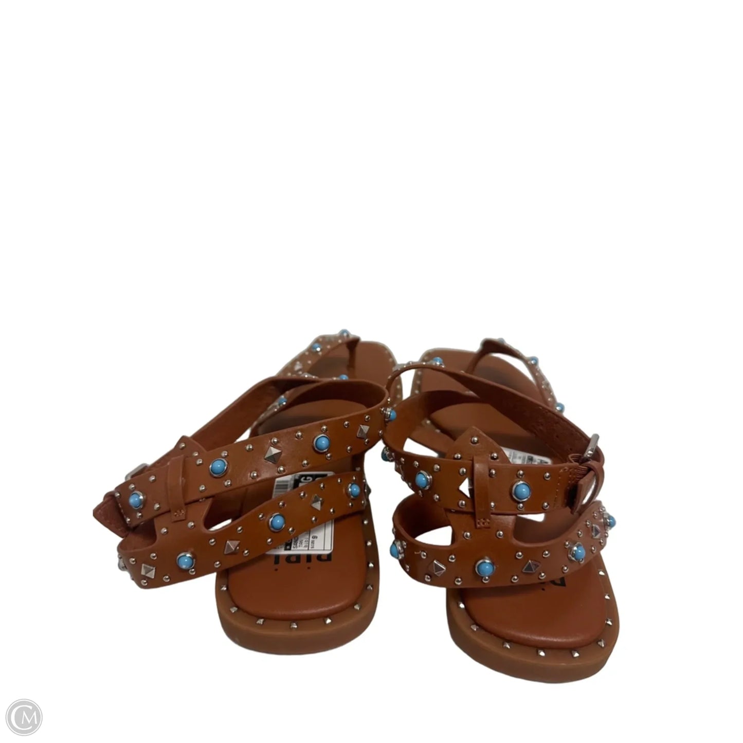 Sandals Flats By Cma In Tan, Size: 9