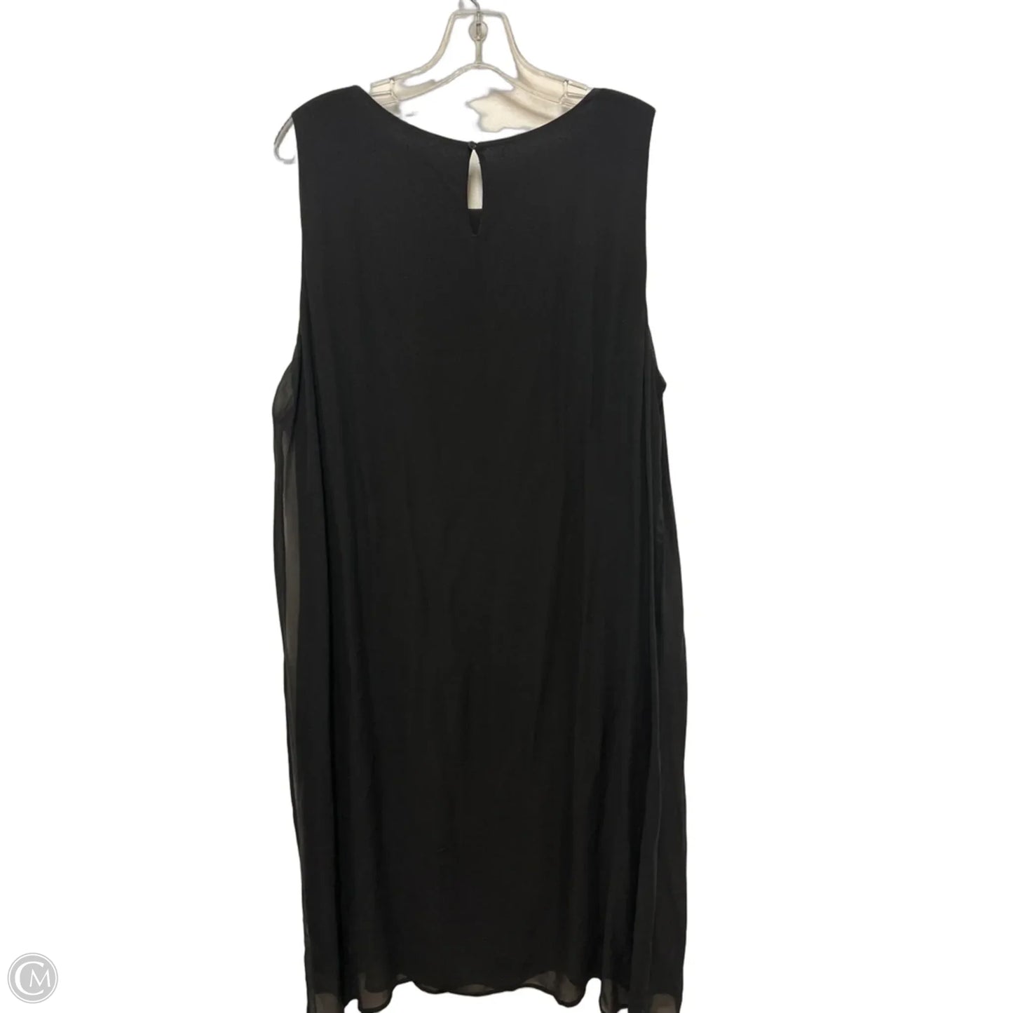 Dress Casual Midi By Eileen Fisher In Black, Size: Xl