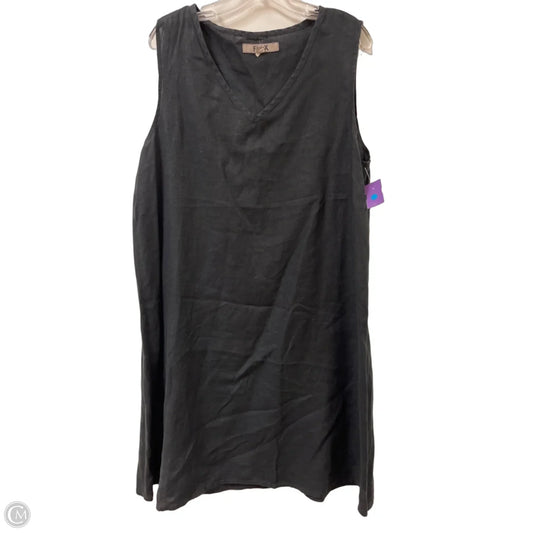 Dress Casual Midi By Flax In Black, Size: L