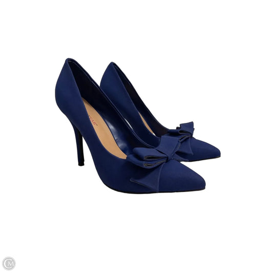 Shoes Heels Stiletto By Just Fab In Blue, Size: 7.5