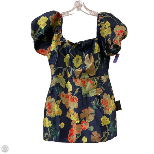 Dress Party Short By Lulus In Blue & Green, Size: M