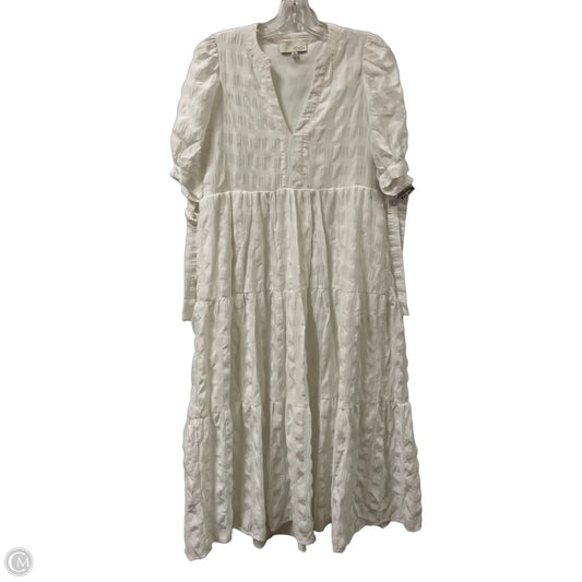 Dress Casual Midi By Pinch In White, Size: M