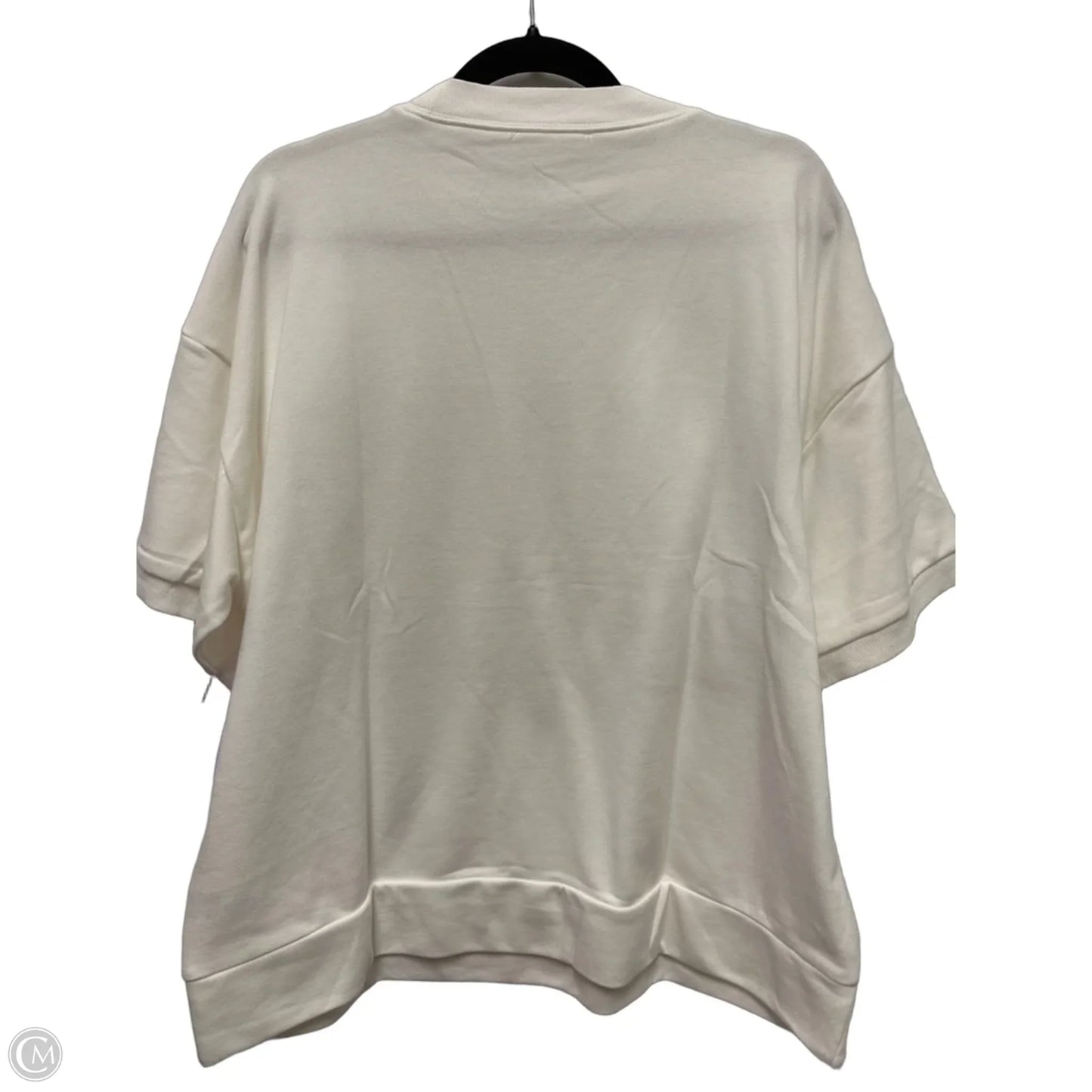 Top Short Sleeve By Oddi In White, Size: S