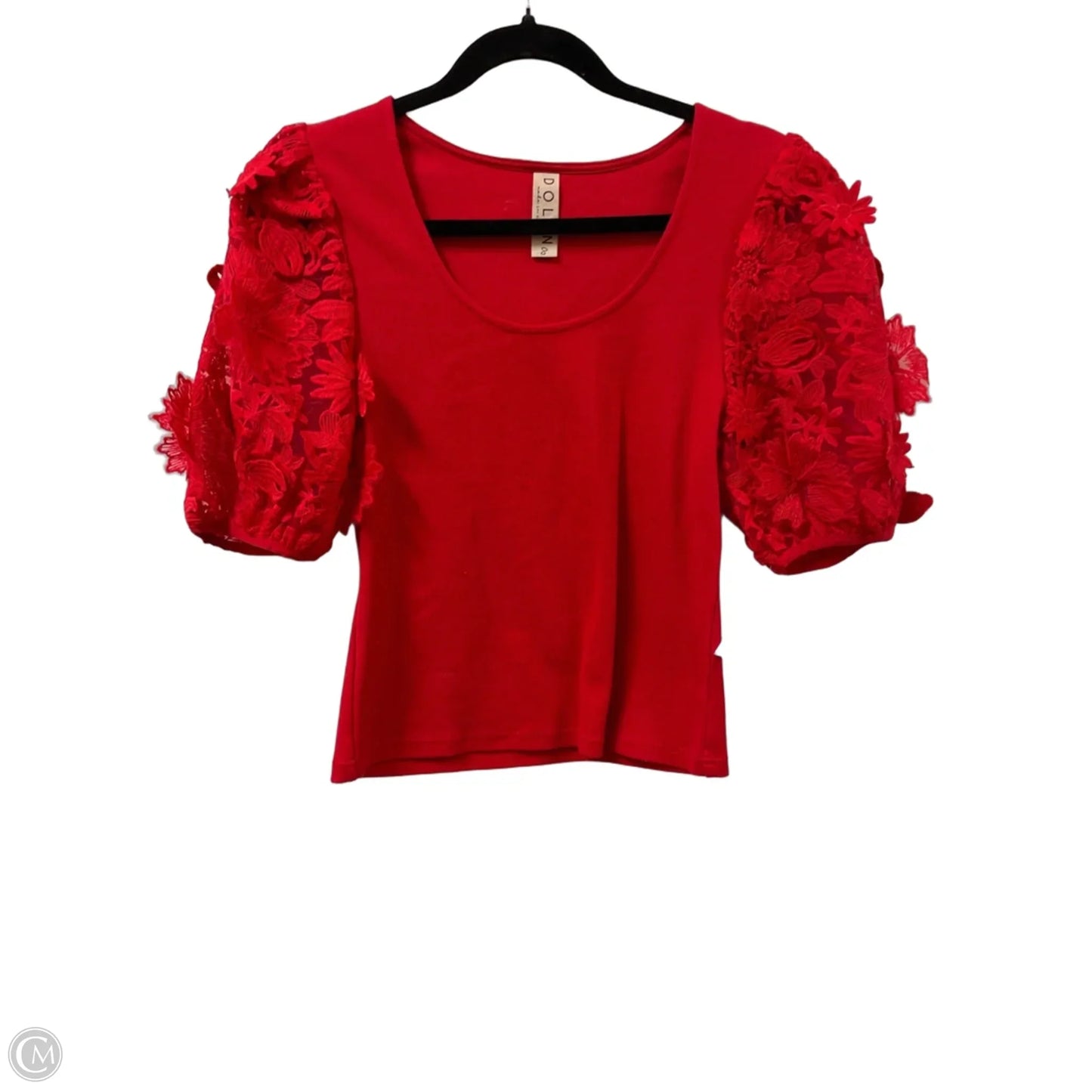 Top Short Sleeve By Dolan Left Coast In Red, Size: S