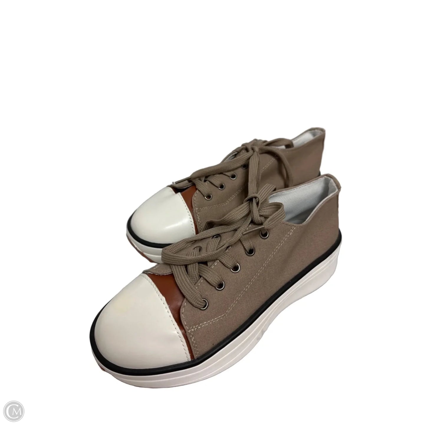 Shoes Sneakers By Clothes Mentor In Brown, Size: 10.5