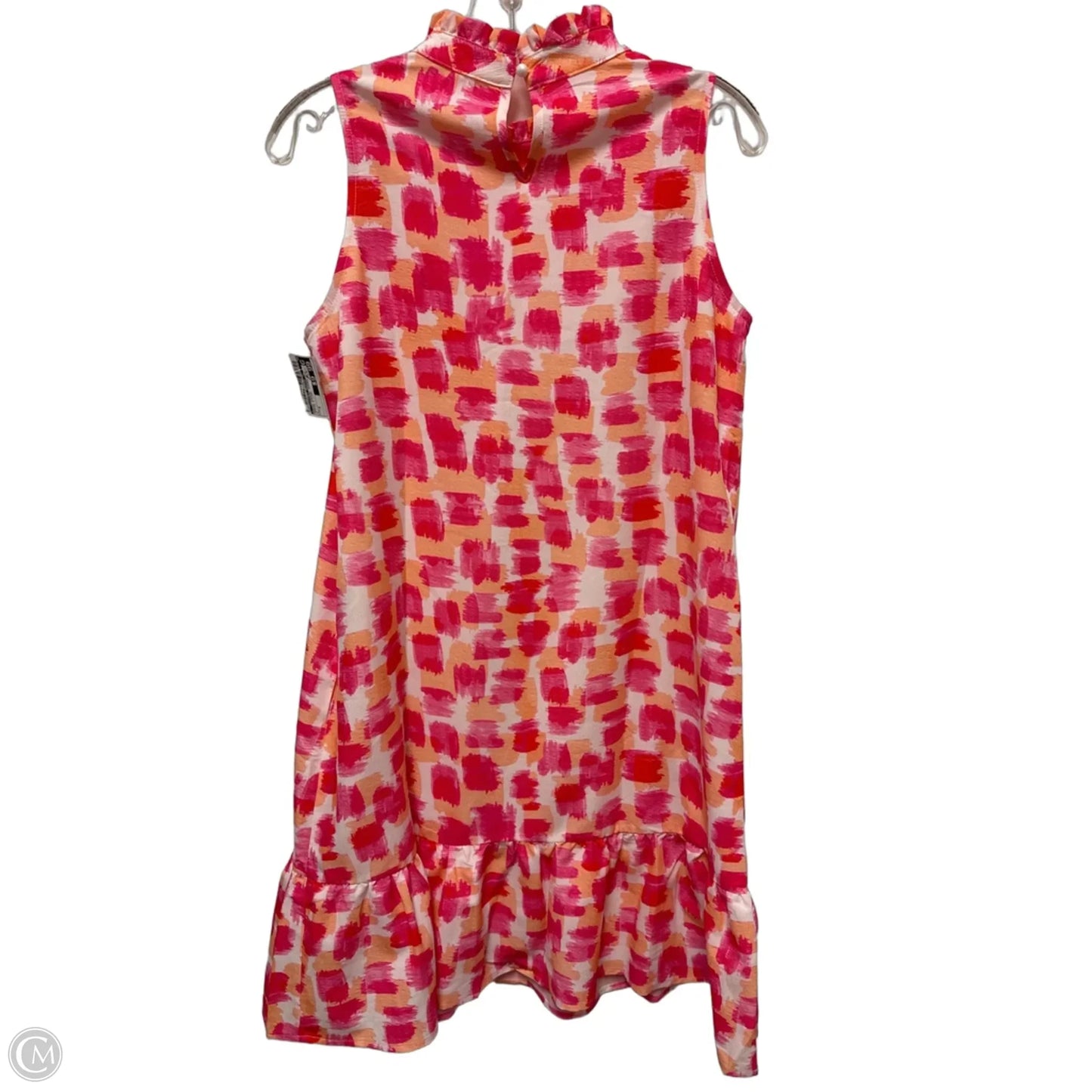 Dress Casual Short By Clothes Mentor In Orange & Pink, Size: S