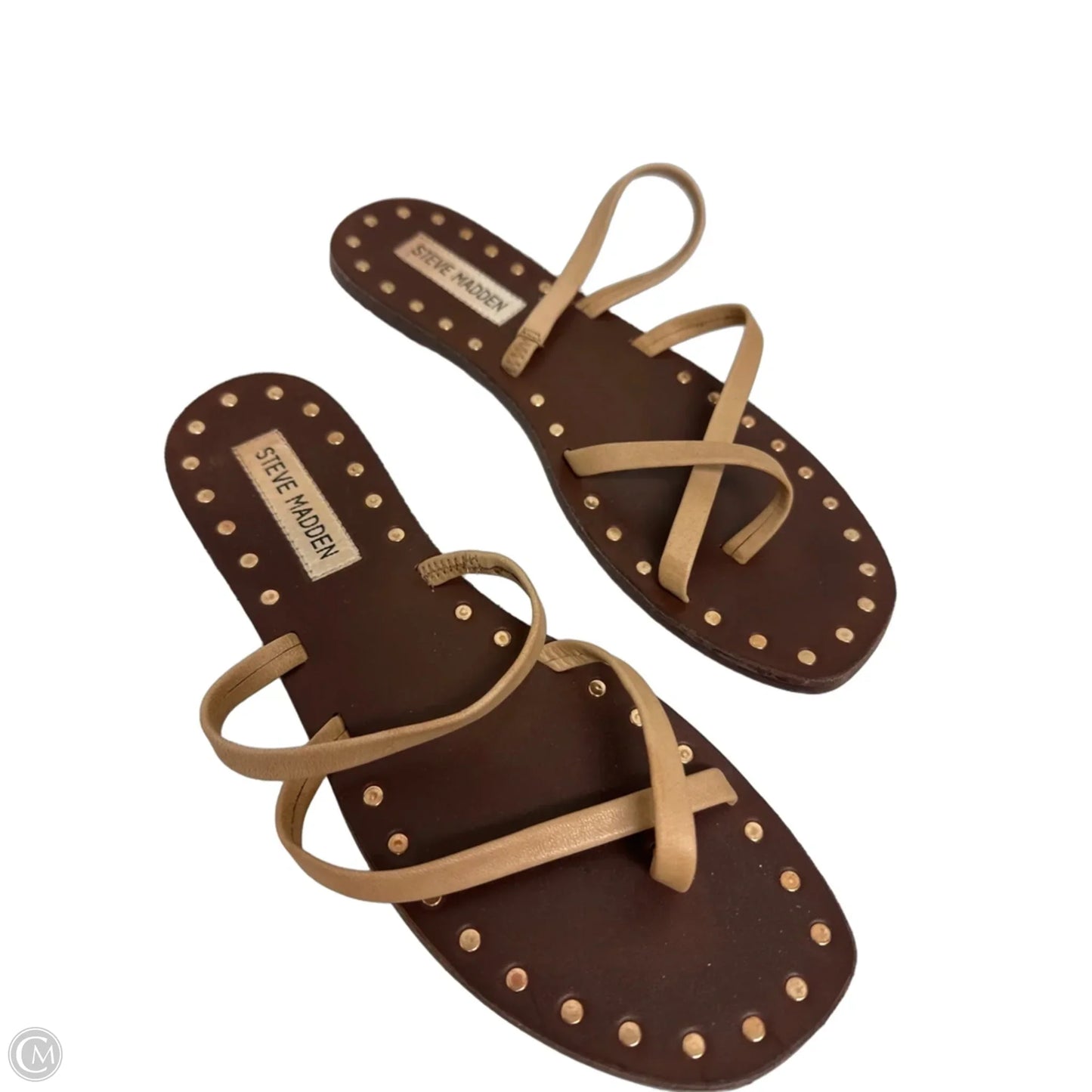 Sandals Flats By Steve Madden In Cream, Size: 7.5